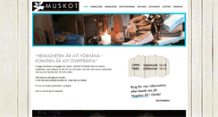 Desktop Screenshot of muskotfashion.se