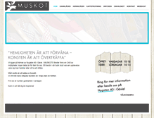 Tablet Screenshot of muskotfashion.se